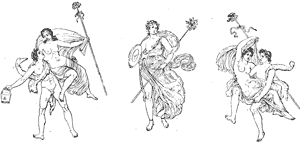 Faun and Bacchante.&nbsp;&nbsp;&nbsp;&nbsp;&nbsp;&nbsp;&nbsp;&nbsp;&nbsp;&nbsp;Thyrsus-Bearer.&nbsp;&nbsp;&nbsp;&nbsp;&nbsp;&nbsp;&nbsp;&nbsp;&nbsp;&nbsp;Bacchante and Faun.