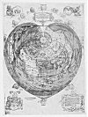 PLATE XXXVI. Map of the World, by Petrus Apianus. printed 1530. From the original in the British Museum. (From Periplus; A. E. Nordenski&ouml;ld, 1897, Plate XLIV)