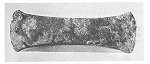 Fig. 12. Bronze Double Axe from Tomb of the Double Axes.<br> (From <i>Arch&aelig;olagia</i>, by kind permission of the Society of Antiquaries and Sir Arthur Evans)