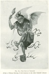 FIG. 16.THE GOD OF THUNDER<br> (From a Chinese drawing (? 17th Century) in the John Rylands Library)