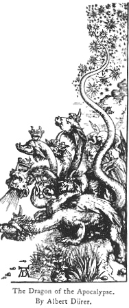 The Dragon of the Apocalypse. By Albert D&uuml;rer.