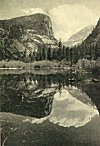 MT. WATKINS AND MIRROR LAKE (AH-WEI-YA).<BR>
<I>Photo A. C. Pillsbury</I>
