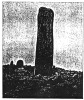 FIG. 27.—Menhir (A) on Melon Island.