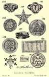 PLATE 10. MEDI&AElig;VAL TALISMANS.