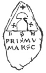 FIG. 16. TOMBSTONE FROM JUSLENVILLE. (Institut arch&eacute;ologique li&egrave;geois, vol. x. (1870), pl. xiii.)